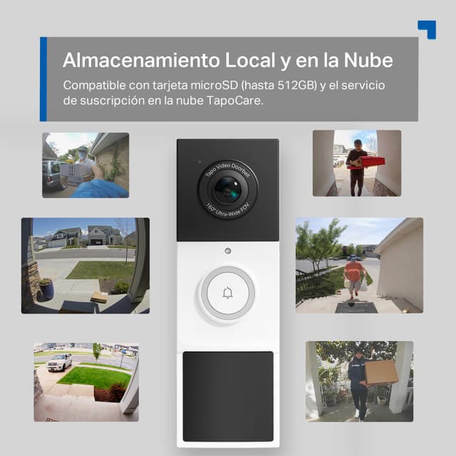 Thumbnail 3 de TAPO D210 Timbre inteligente 2K con visión 160°