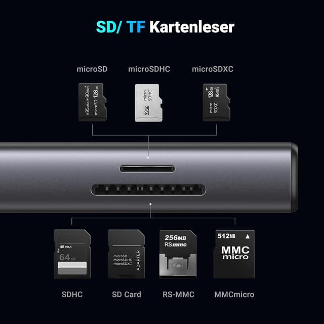 Thumbnail 6 de UGREEN Revodok Pro 109 USB-C Hub 10Gbps USB A