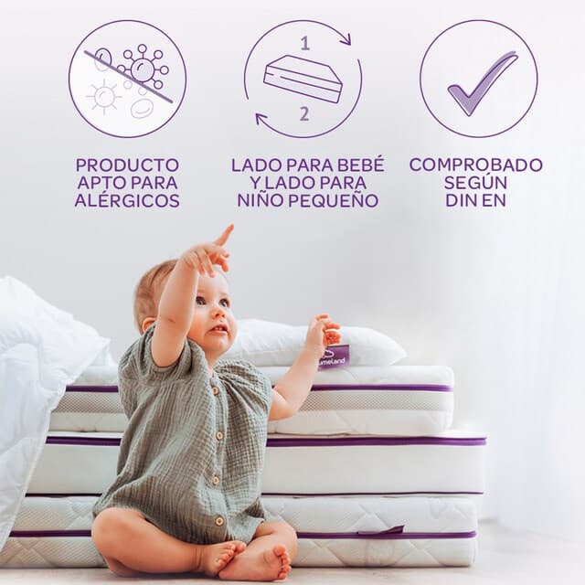 Thumbnail 4 de Träumeland Planeta de los sueños colchón cuna 57x117