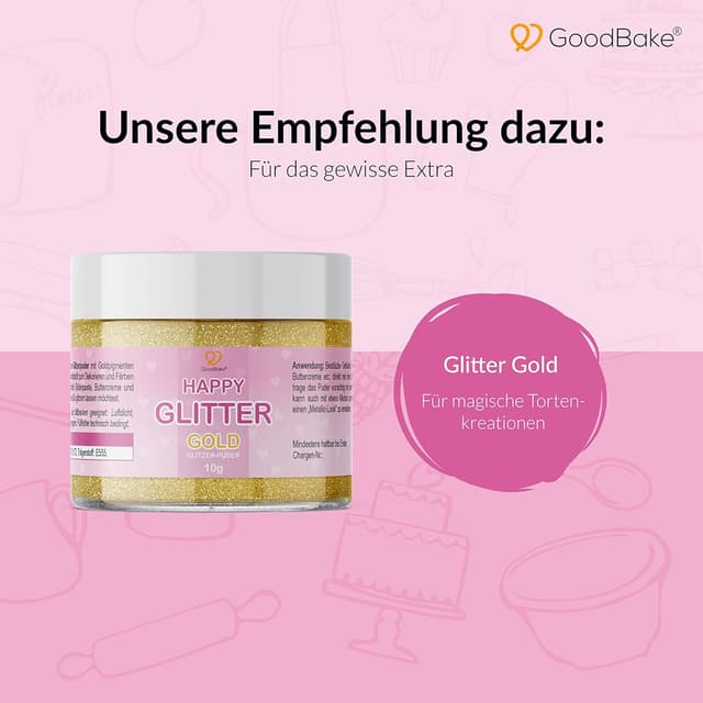 Thumbnail 5 de GoodBake Cake Topper „Herz/Heart“ in Silber – Torten-Deko für Geburtstag, Hochzeit und Valentinstag