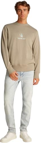 Detalle 2 de Calvin Klein Shadow Logo Sudadera Hombre XS beige