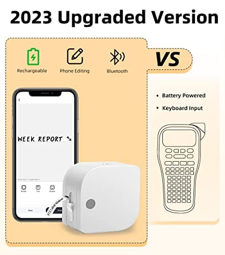 Detalle 2 de Phomemo P12-Pro Étiqueteuse Bluetooth, 3 rubans, 📄