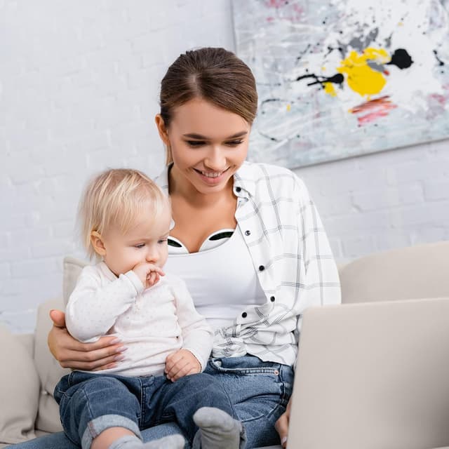 Detalle de BaeMee wearable breast pump 17mm flange