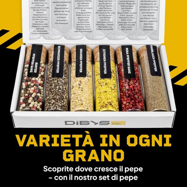 Thumbnail 1 de DIBYS Pepe Set Misto 6 varietà di pepe 🌶
