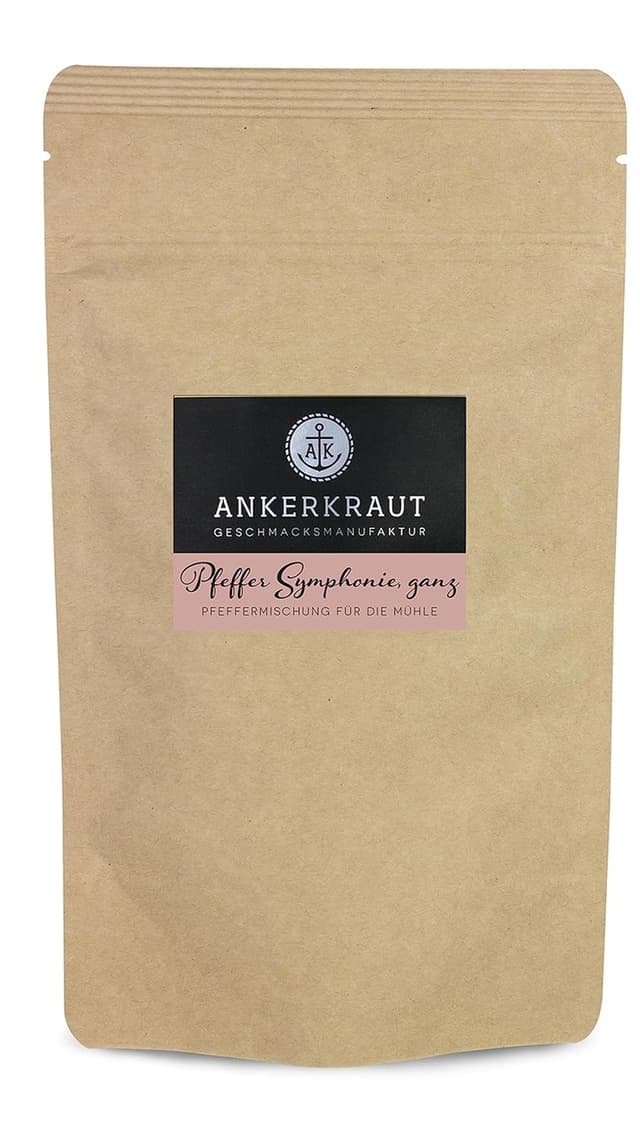 Detalle 2 de Ankerkraut Pfeffer Symphonie – Pfeffermischung zum Kochen & Grillen mit bunten Pfeffersorten, 150 g