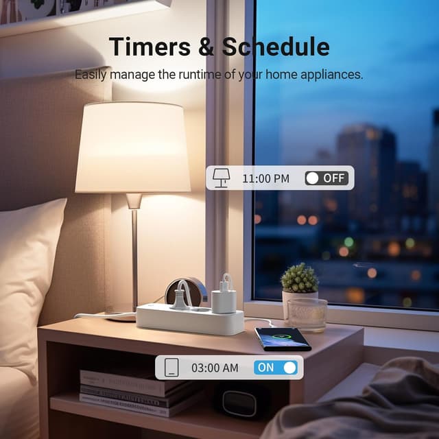 Thumbnail 5 de Eightree Smart WLAN Steckdosenleiste 3x AC