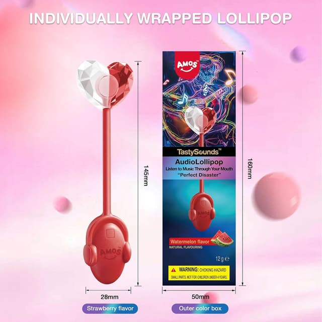 Thumbnail 6 de Amos Música Piruleta Sandía sin azúcar