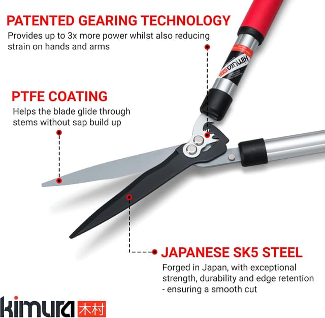 Thumbnail 1 de Kimura Pro Telescopic Garden Shears 630-820mm