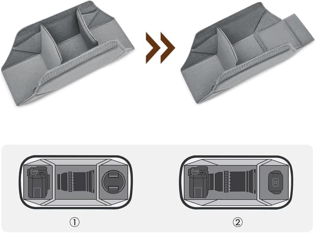 Thumbnail 1 de S-ZONE Sac photo étanche 30 x 10 x 19 cm