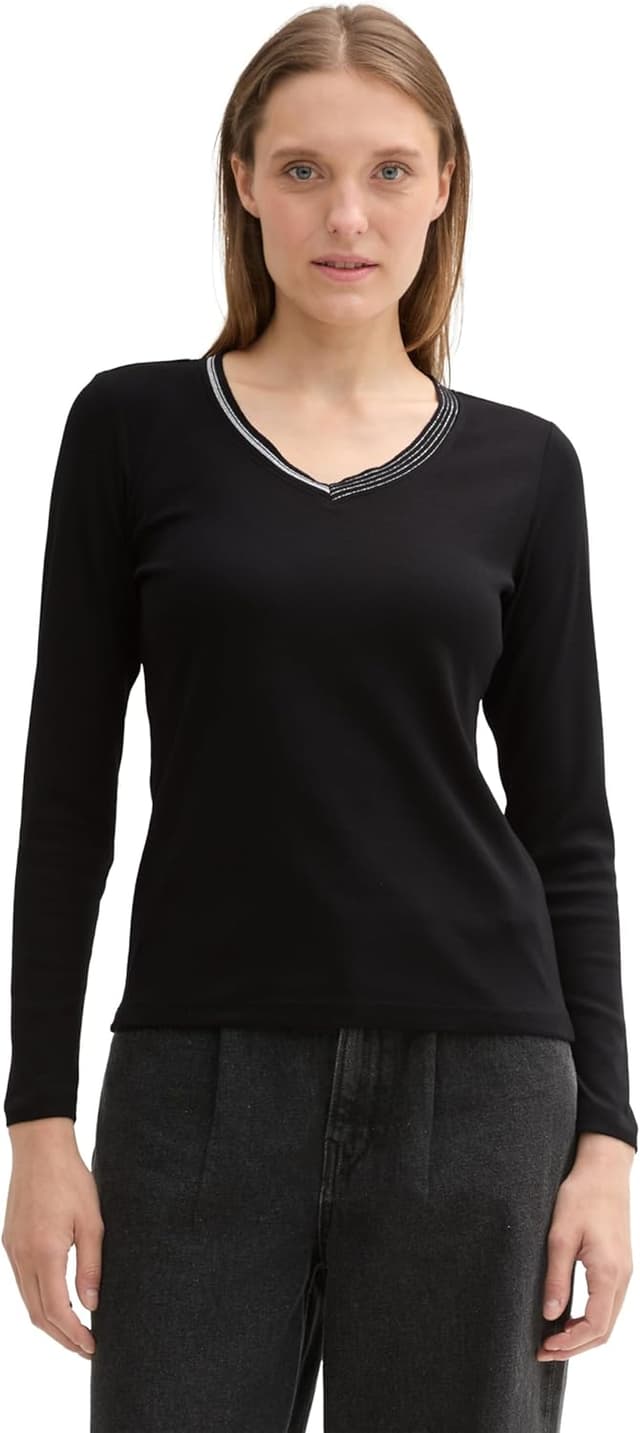 Detalle 2 de TOM TAILOR 1012976 pullover da donna a maniche lunghe