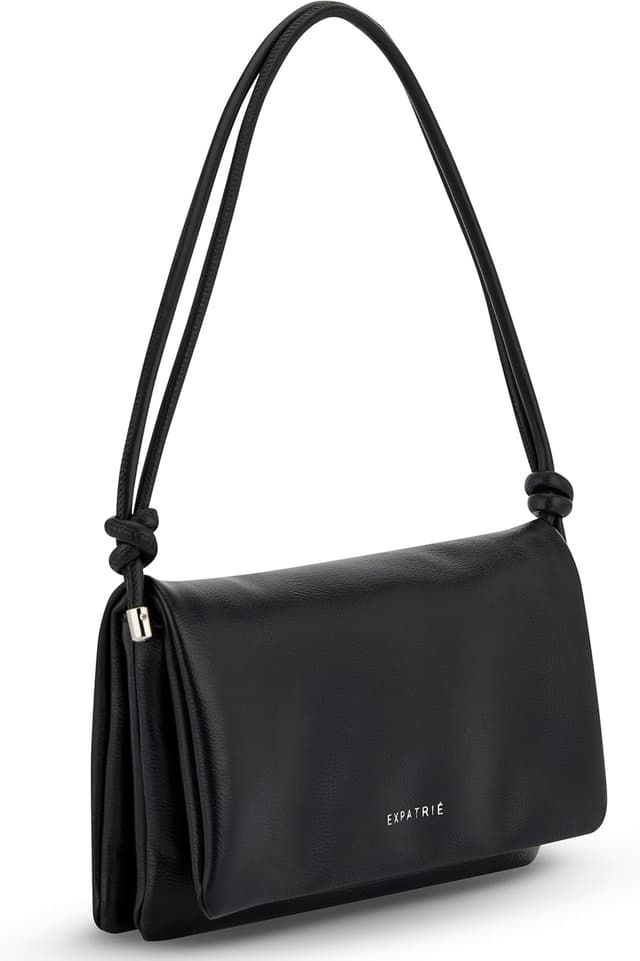 Detalle de Expatrié Juliette borsa tracolla da donna 2in1: clutch e borsello con tracolla rimovibile