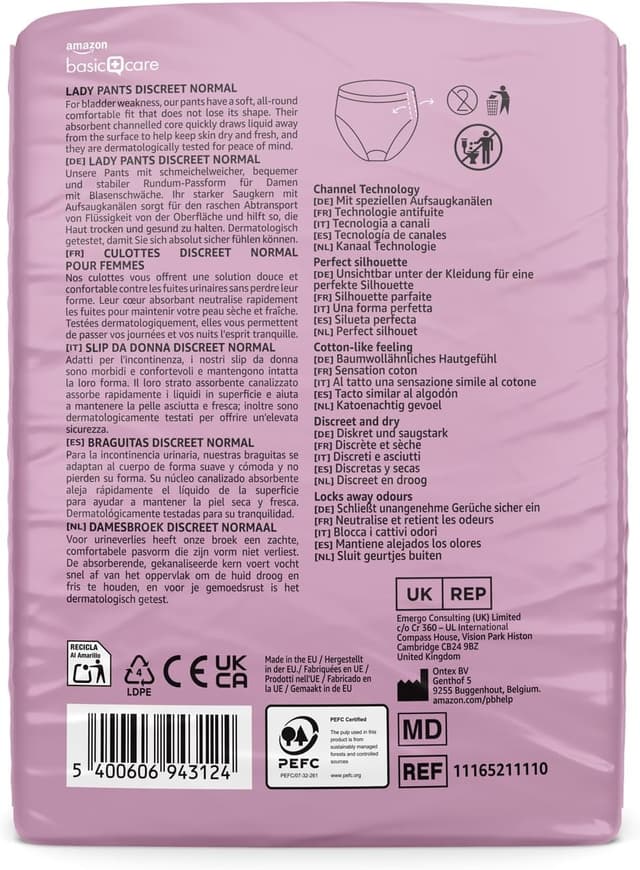 Thumbnail 1 de Amazon Basic Care Pant Mujer Discreet M