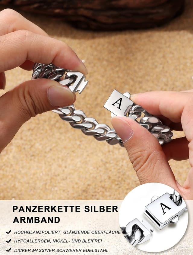 Detalle 2 de HAYOUWAY Armband Herren 7,8" đź’Ť