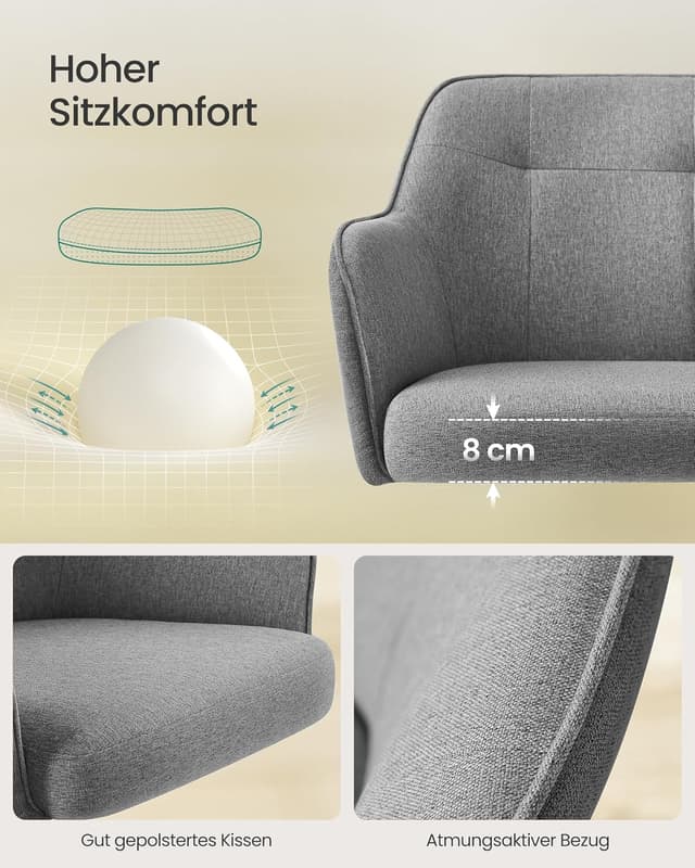 Thumbnail 5 de SONGMICS OBG019G01 Drehstuhl bis 110 kg