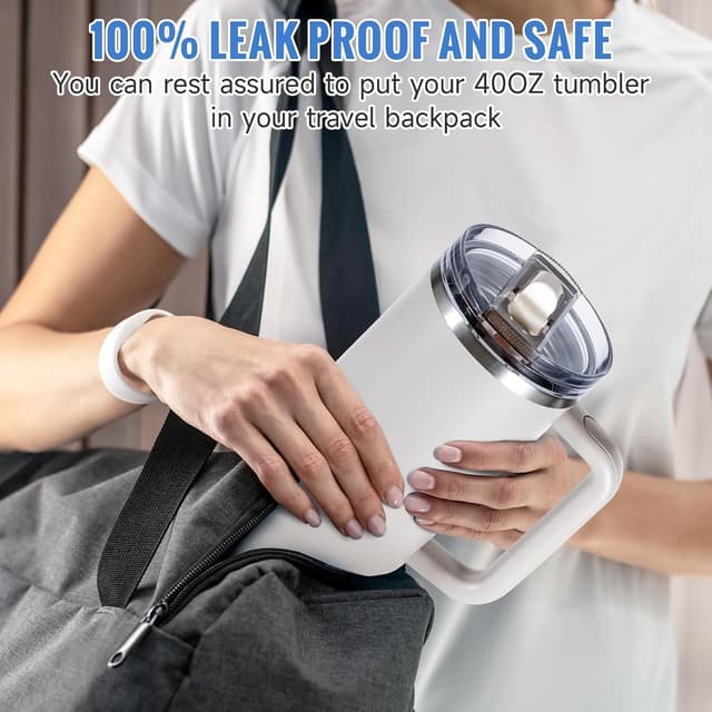 Detalle 2 de ROMANVIC Stanley Cup Deckel Auslaufsicher 2er Set