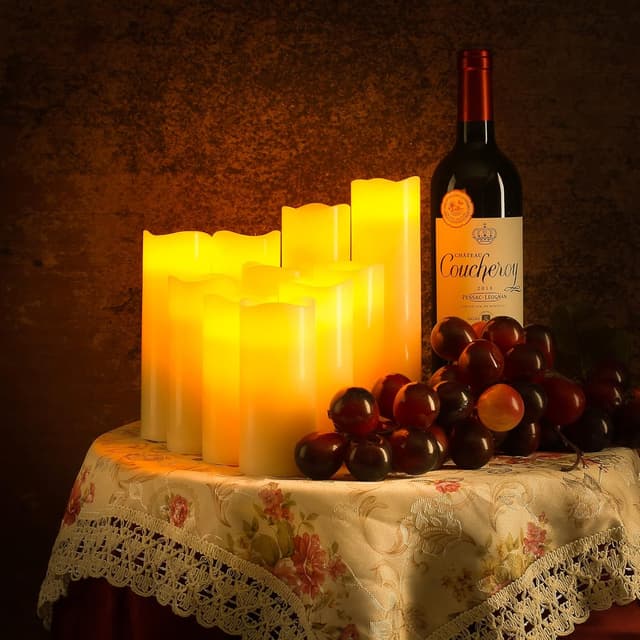 Thumbnail 6 de Da by velas LED 12 sin llama, marfil con control remoto 🕯