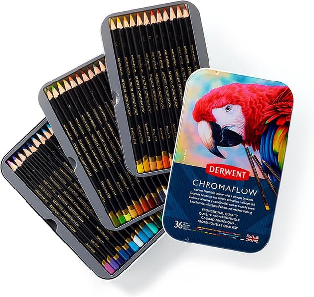 Detalle de Derwent Chromaflow Set 36 matite 3,5 mm 🎨