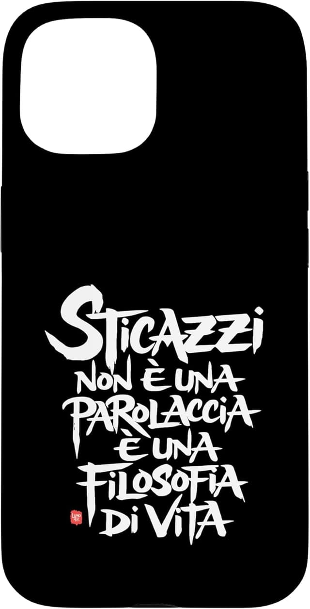 Detalle de Cover per iPhone 15 con scritta Sticazzi