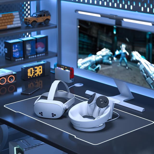 Thumbnail 6 de PRISMXR Carina D1S Lite Ladestation für VR-Headset (magnetisches Laden, kompatibel mit Quest 3S)