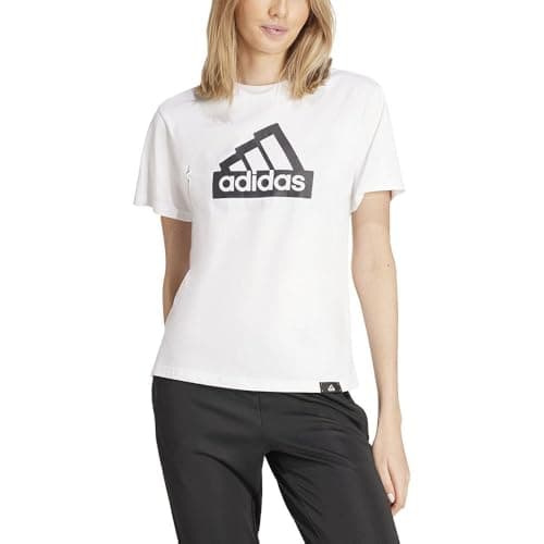 Detalle de adidas Mujer Modern Essentials Graphic tee camiseta 100% algodón M