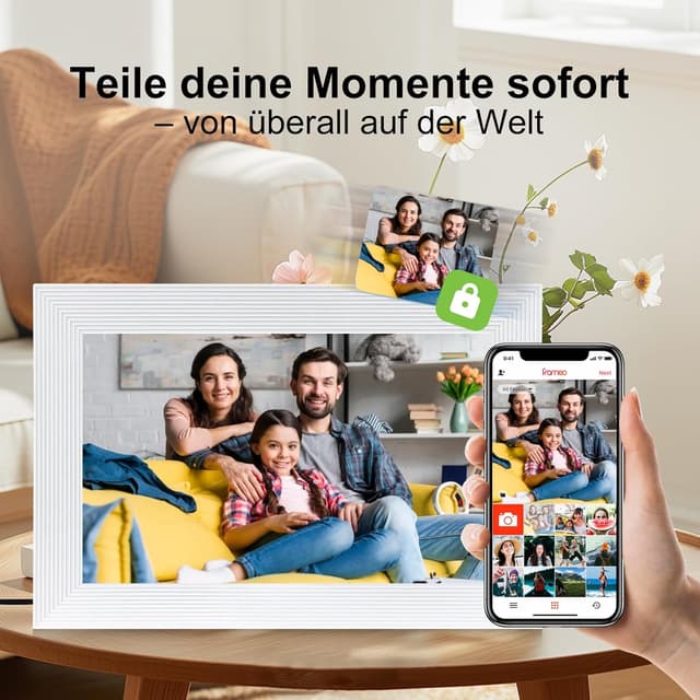 Detalle de Digitaler Bilderrahmen WLAN Frameo 10,1 Zoll