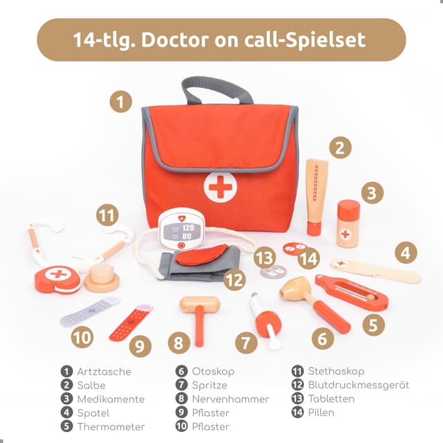 Thumbnail 4 de UMU Mini Arztkoffer 14-teilig 🩺