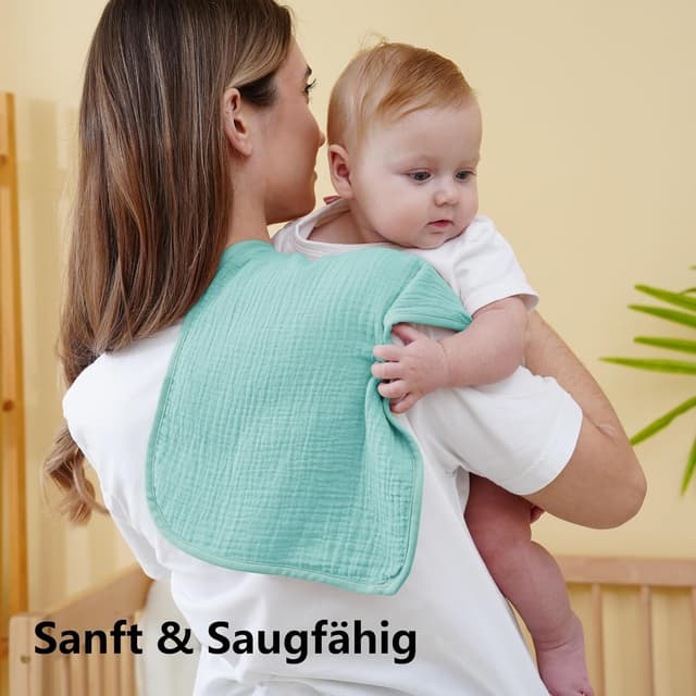 Detalle 2 de Kewlife gift Baby-Spucktücher 50 x 25 cm