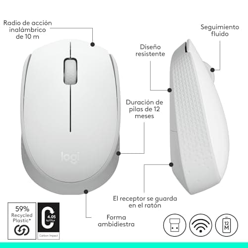 Thumbnail 7 de Logitech M171 Ratón inalámbrico 2,4 GHz, 12 meses 🖱