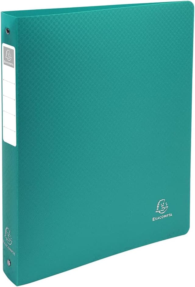 Detalle de Exacompta Classeur 4 anneaux 30 mm dos 40 mm en PP rigide A4 maxi, vert