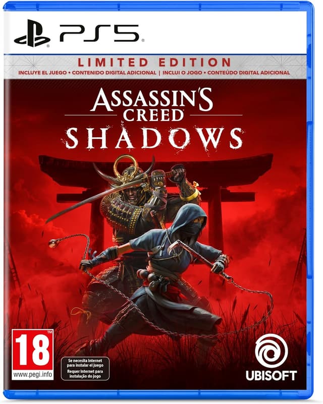 Detalle de Ubisoft Assassin's Creed Shadows Limited Edition PS5