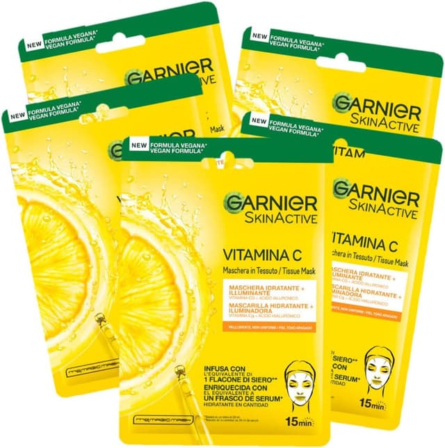 Imagen de Garnier Maschera in Tessuto 5 pz 🧖 en OfertitasTOP