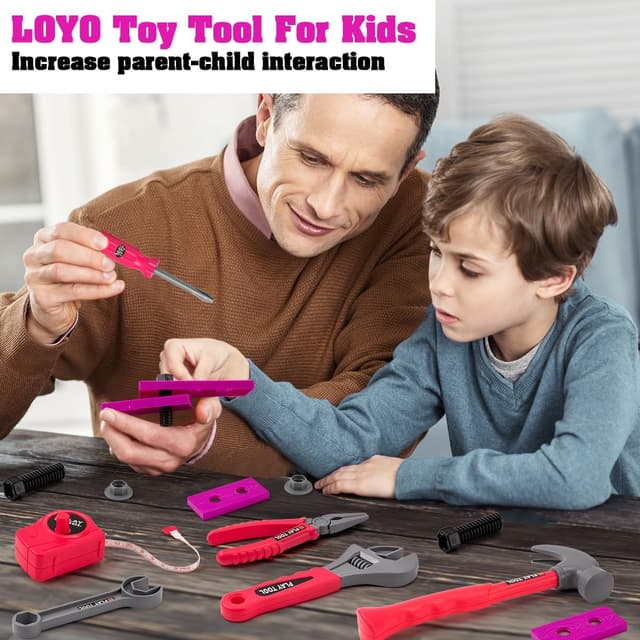 Thumbnail 6 de LOYO Kids Tool Set 30-piece pretend play tools