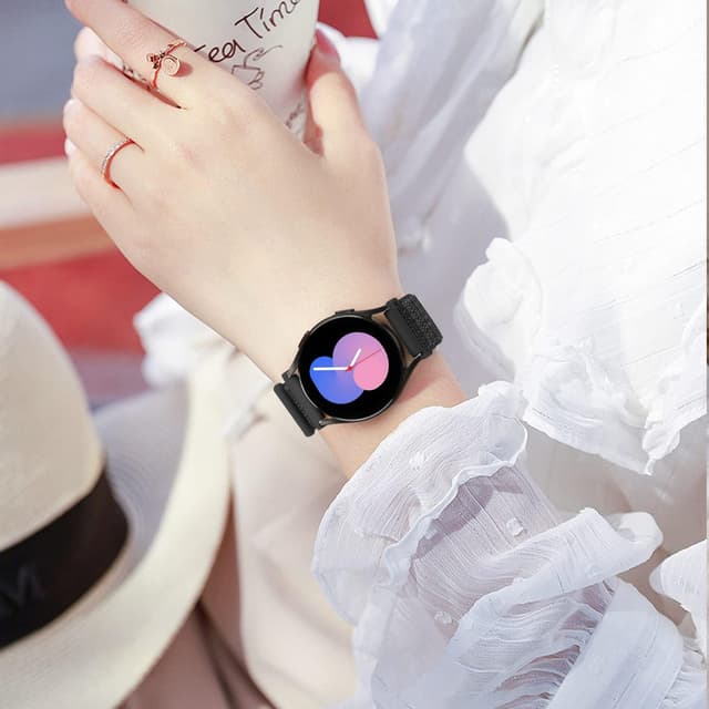 Thumbnail 6 de Vodtian 20 mm Nylon-Armband für Samsung Galaxy Watch 7/6/5/4, Active 2 sowie ausgewählte Garmin-Modelle