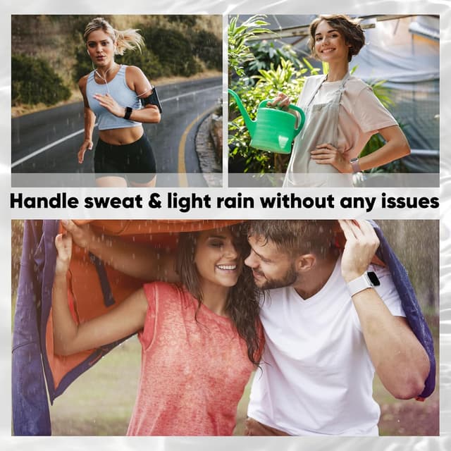 Detalle de Superuper 6 Pack Waterproof Stretch Band for Apple Watch (waterproof elastic straps)