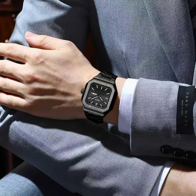 Detalle 2 de NIBOSI orologio uomo analogico 3ATM