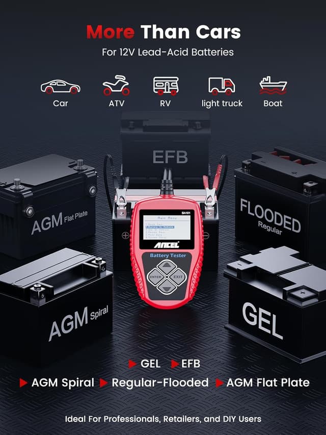 Thumbnail 4 de ANCEL BA101 12V Car Battery Tester