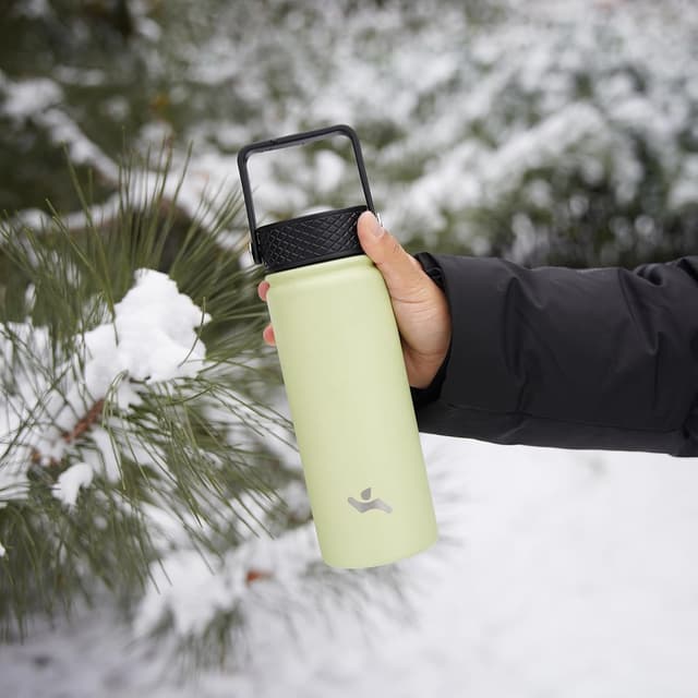 Thumbnail 6 de Konokyo 22oz Stainless Steel Bottle with 3 Lids Mint