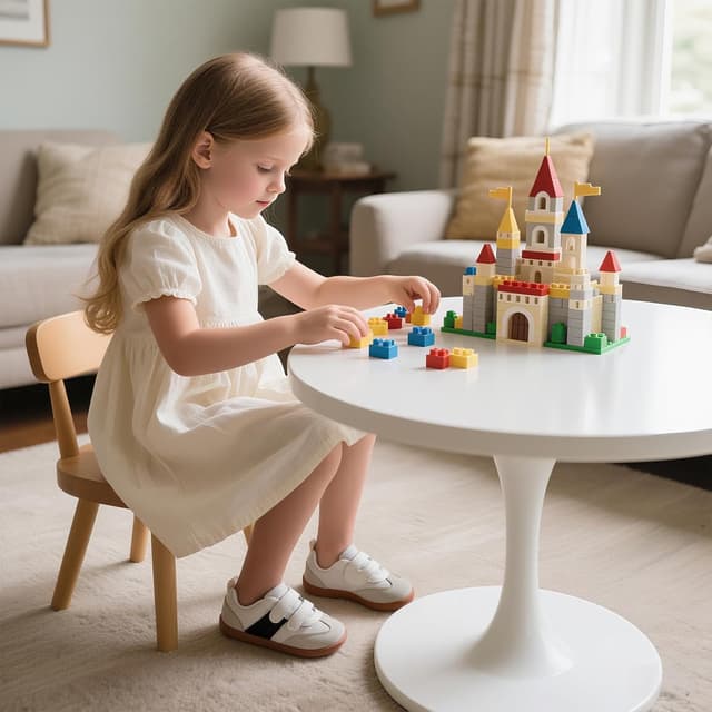 Detalle de STQ KIDS wide toe box barefoot-style toddler trainers with zero drop sole