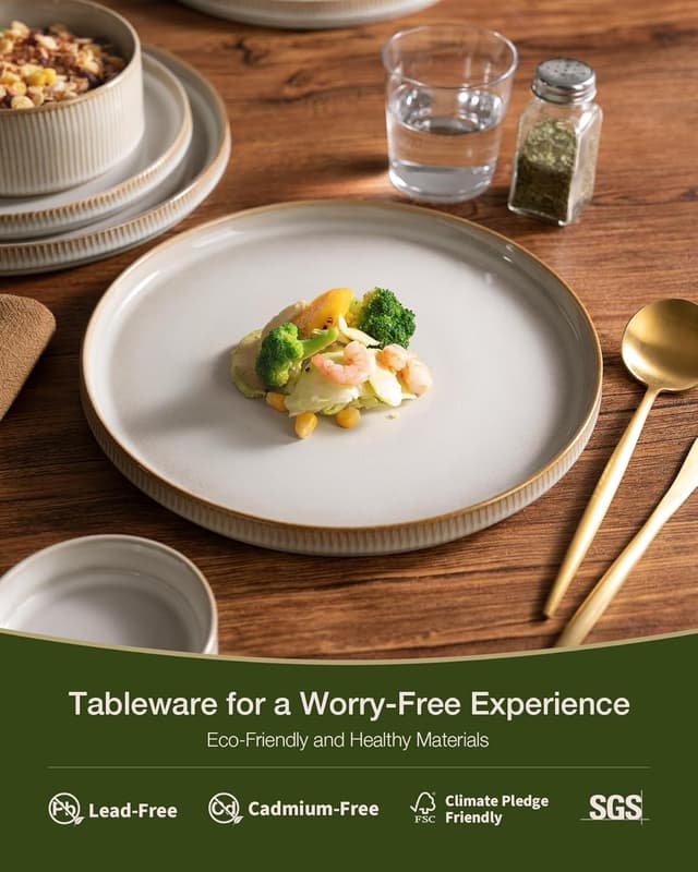 Detalle 2 de famiware Star Dinnerware Set 12-piece tableware 🍽