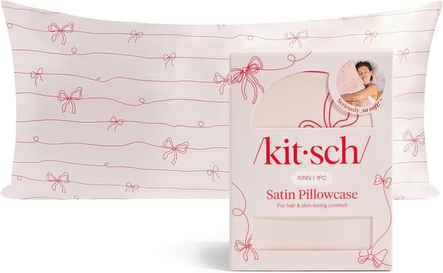Detalle de Kitsch Satin Pillowcase 19x36 zipper