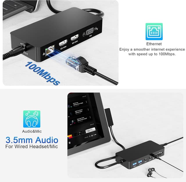 Thumbnail 6 de Surface Dock 12-in-1 Triple Display Dock