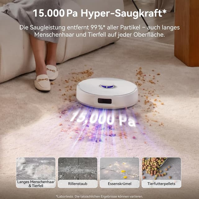 Detalle de NARWAL Freo Z10 Saugroboter 15.000 Pa