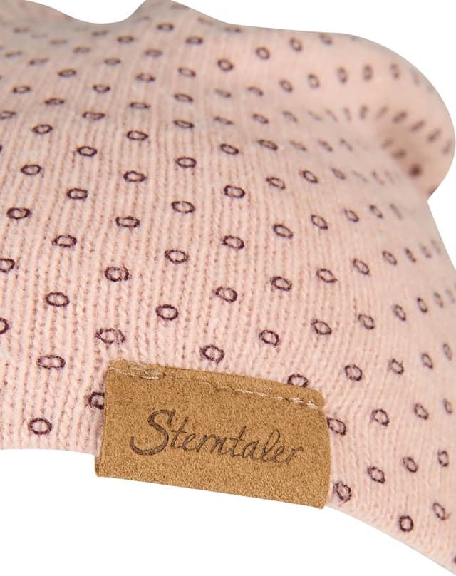 Detalle 2 de Sterntaler Mädchen Kreise Beanie-Mütze (zartrosa, Größe 51) – Baumwoll-Mischgewebe für Übergangstage