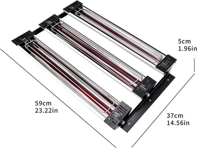 Thumbnail 5 de DATOUBOSS Lampe infrarouge 6000W Carrosserie