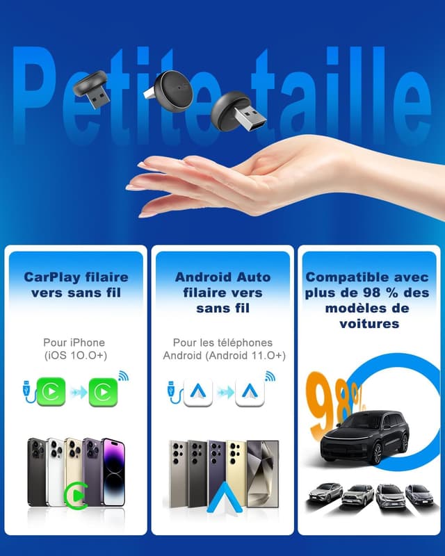 Thumbnail 6 de Carlinkit Mini Ultra 3 adaptateur sans fil 1 an