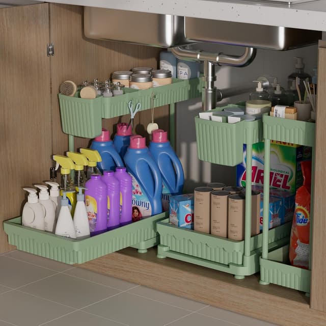 Thumbnail 6 de Sevenblue 2025 L-Shaped Pull Out Under-Sink Organizer