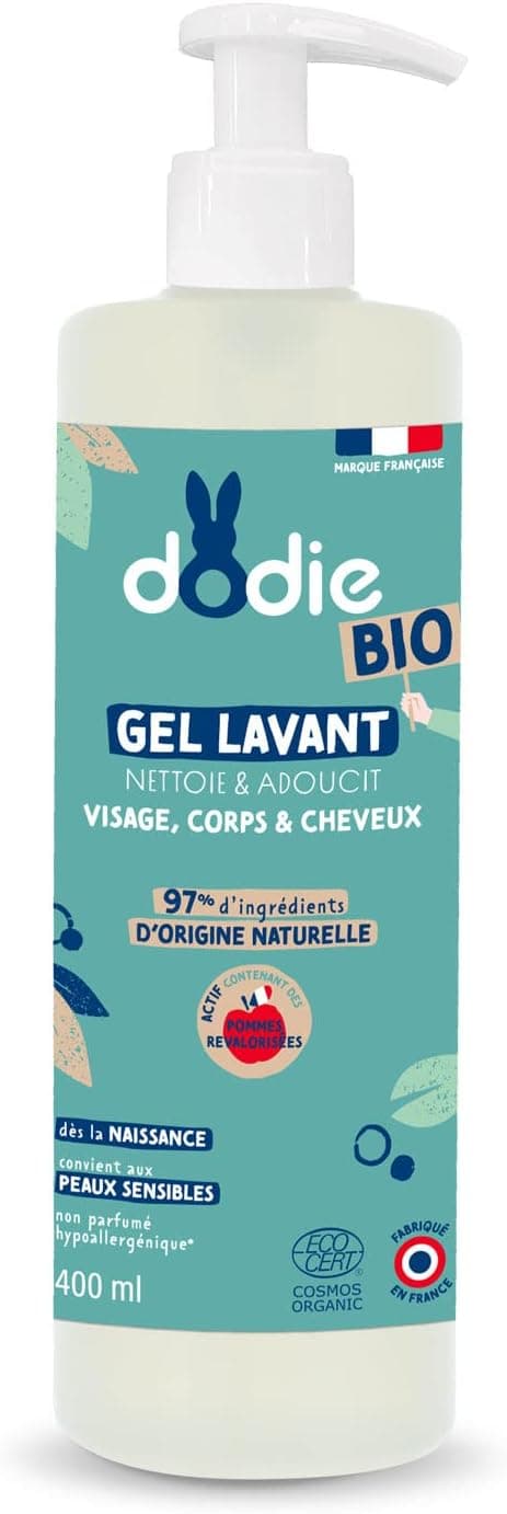 Imagen de DODIE Gel Lavant Bio 400mL pour bébé en OfertitasTOP