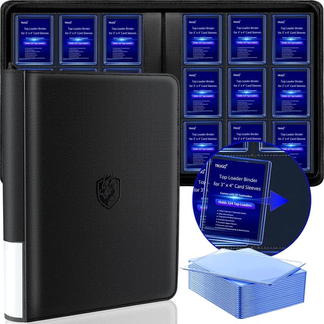Detalle de TRUGQ Toploader Binder 324 cards
