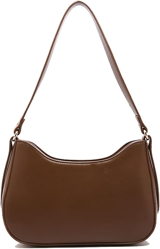 Detalle 2 de Aucuu sac porté épaule en cuir véritable pour femme (25 x 16 x 6 cm) – sac fourre-tout rétro