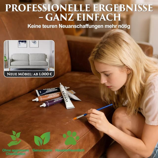 Thumbnail 4 de Flüssigleder Reparaturset 8-teilig für Leder